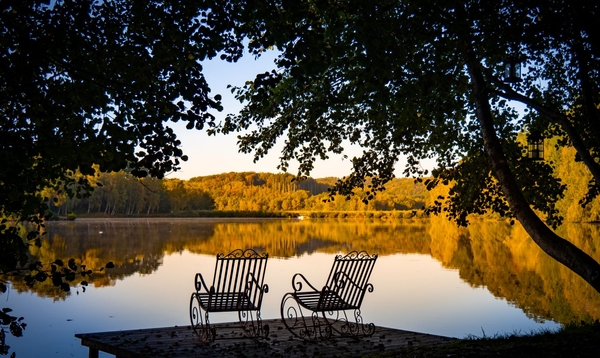 Lac de Chamboux terrasse