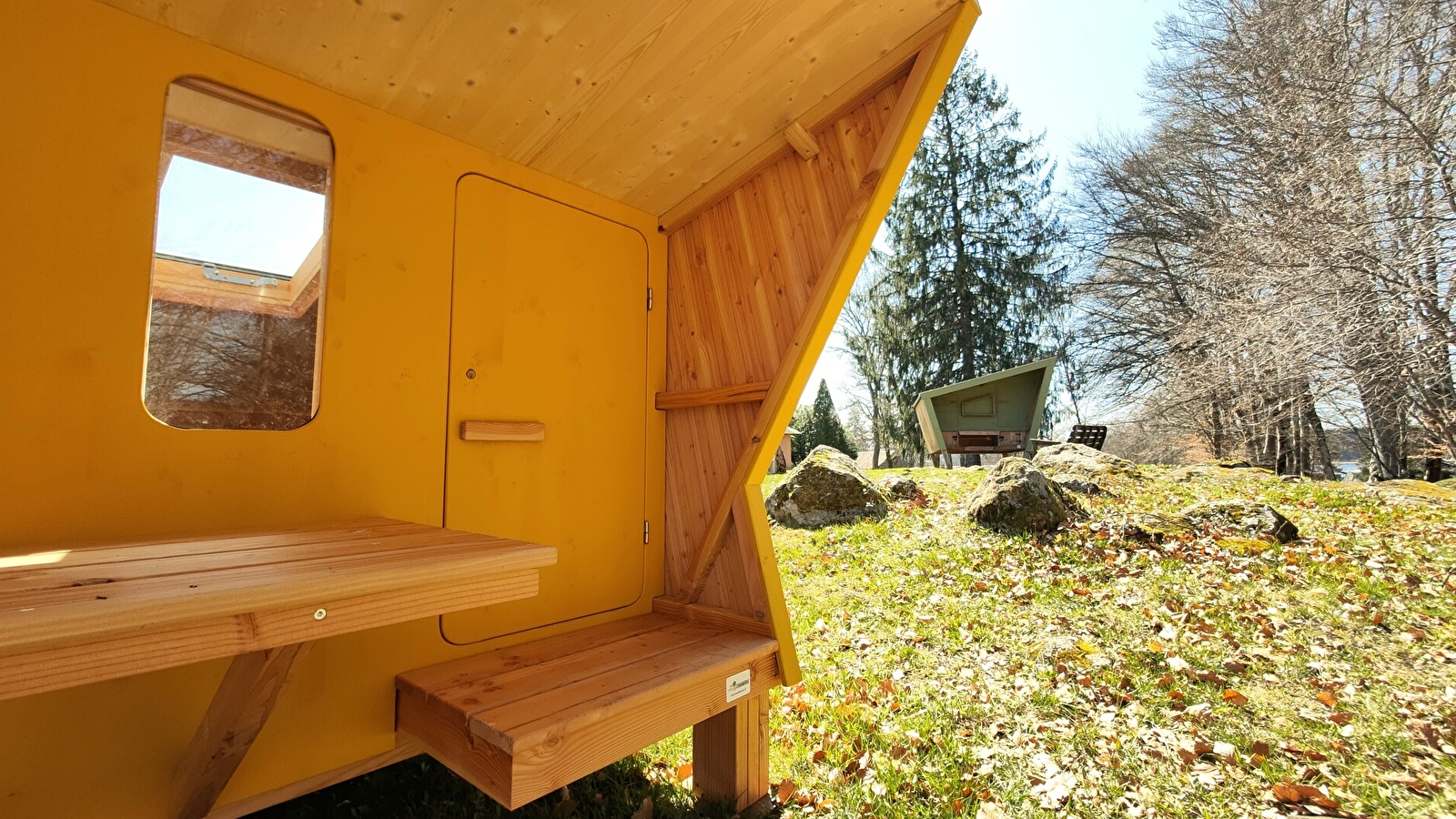 Location Cabane étape Jaune au Lac des Settons Morvan - ACTIVITAL